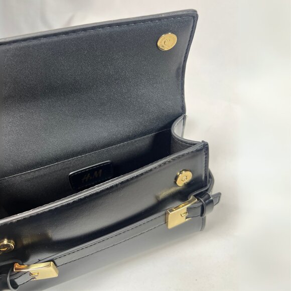 H&M Strap-Detail Crossbody Bag | Black - Picture 3 of 6